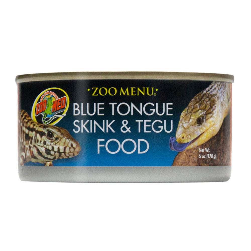 Zoo Med Laboratories Zoo Menu® Blue Tongue Skink & Tegu Food 6 Oz
