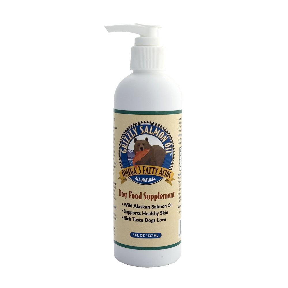 Grizzly® Wild Alaskan Salmon Plus Dog Food Supplement 8 oz