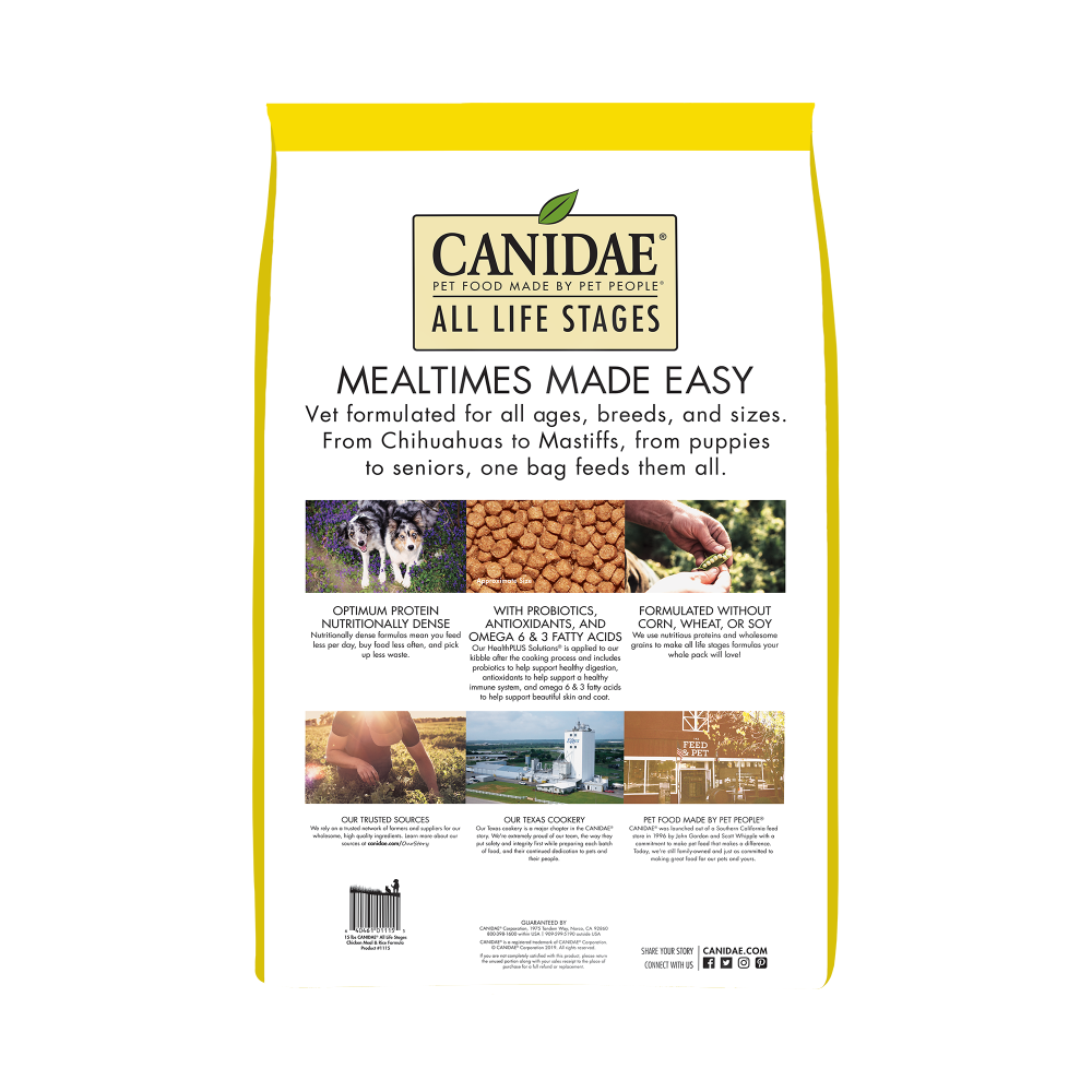 Canidae All Life Stages Chicken Meal & Rice Formula Dry Dog Food