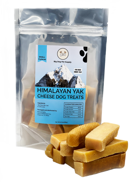 Big Dog Pet Supply Himalayan Yak Cheese Dog Treats-Small by Pieces