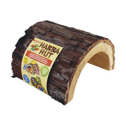 Zoo Med Laboratories Reptile Habba Hut™ for Reptiles, Amphibians & Small Animals X-Large 4 X 9.25 X 9 Inch