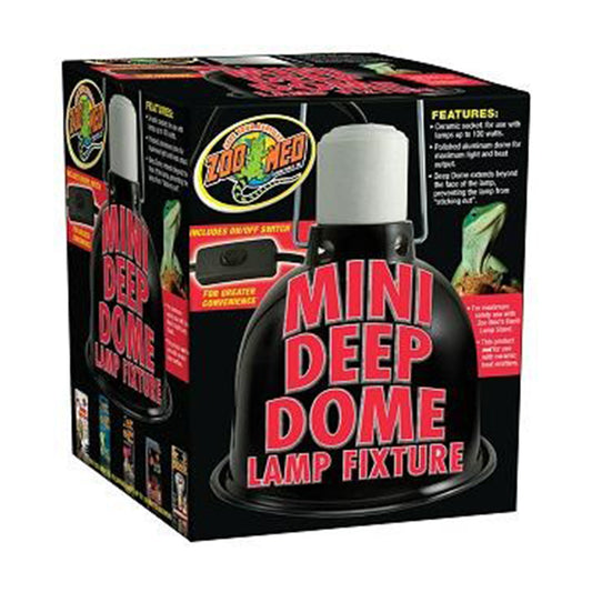 Zoo Med Laboratories Mini Deep Dome Lamp Fixture 5.5 Inch