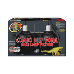 Zoo Med Laboratories Combo Deep Dome Dual Lamp Fixture