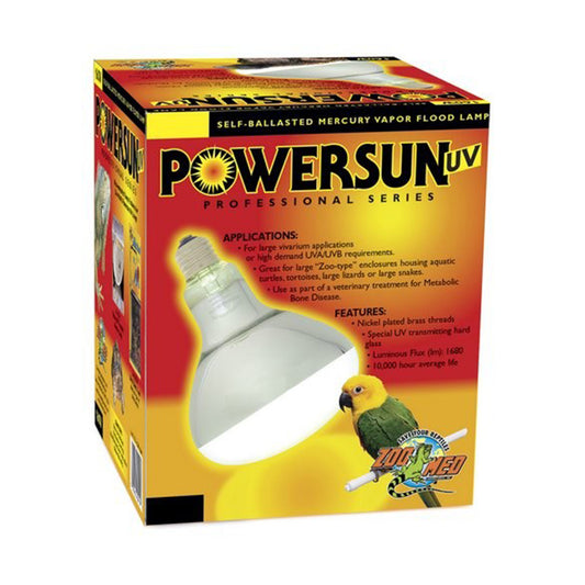 Zoo Med Laboratories 100 Watt Powersun® UV Self-Ballasted Mercury Vapor Lamp