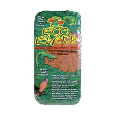Zoo Med Laboratories Eco Earth™ Coconut Fiber Substrate 1 Compressed Brick (~7-8 Liters)