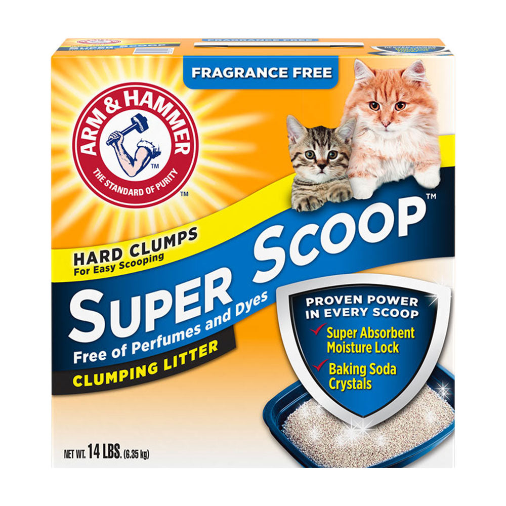 Arm & Hammer™ Super Scoop™ Fragrance Free Clumping Cat Litter 14 Lbs