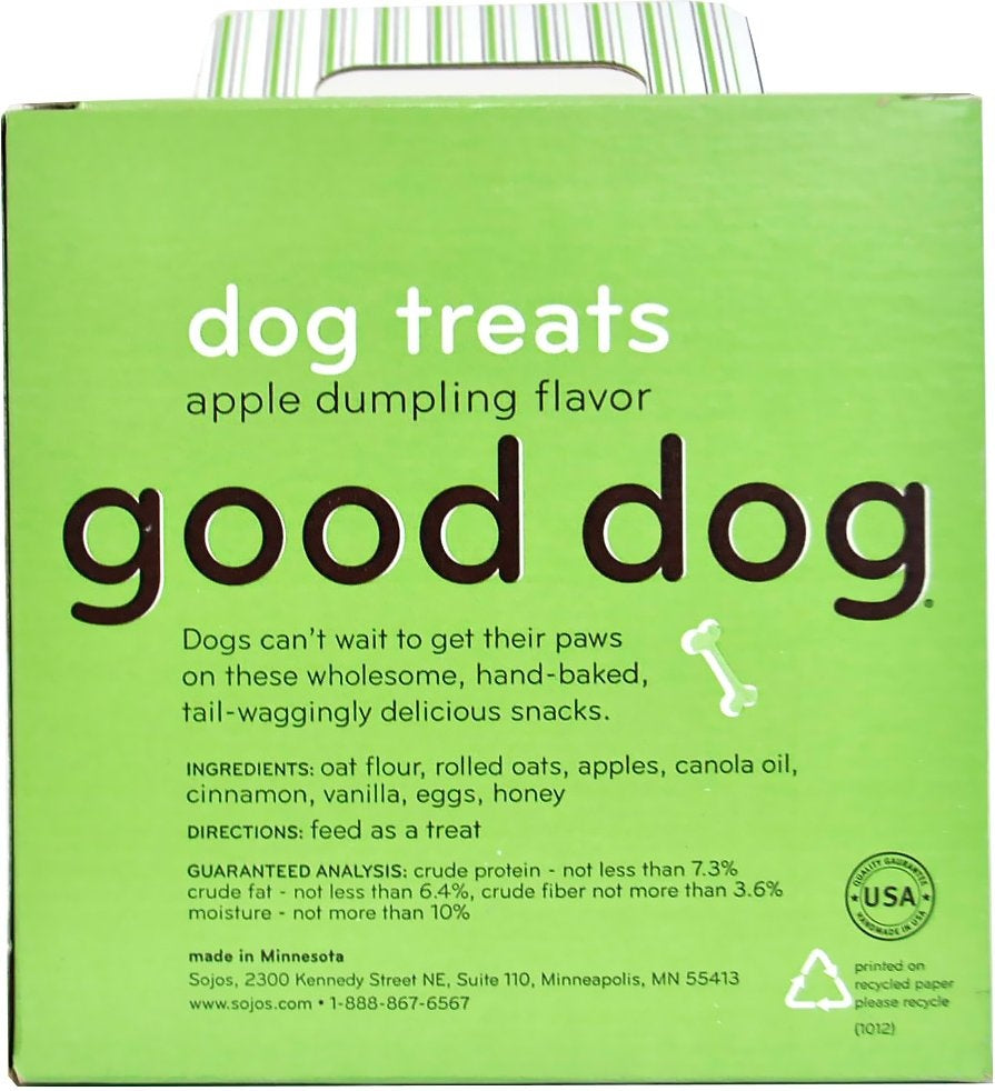 Sojos Good Dog Apple Dumpling Treats