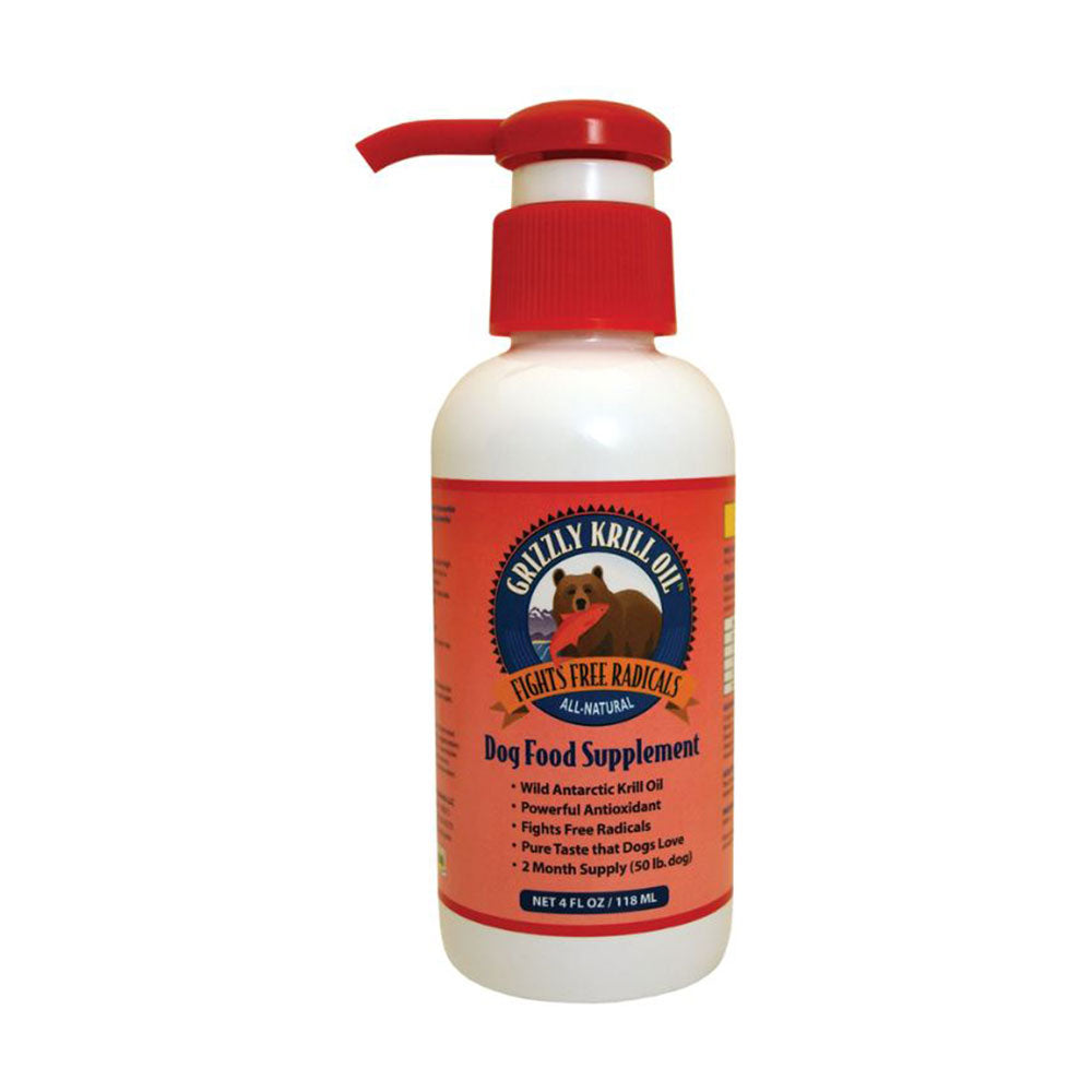Grizzly® Antioxidant Krill Oil for Dog 4 Oz