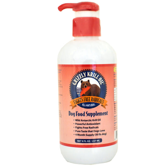 Grizzly® Antioxidant Krill Oil for Dog 8 Oz