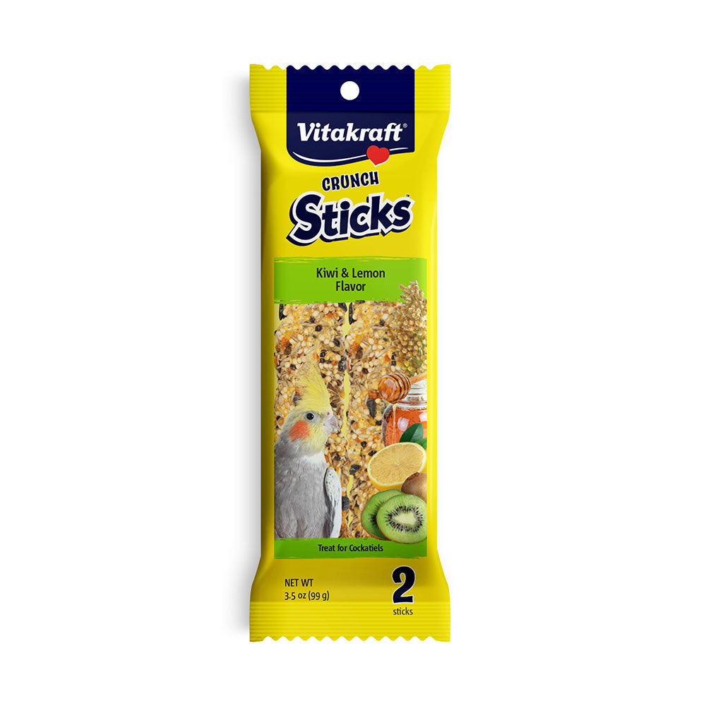 Vitakraft® Kiwi & Lemon Cockatiel Crunch Sticks for Birds 3.5 Oz