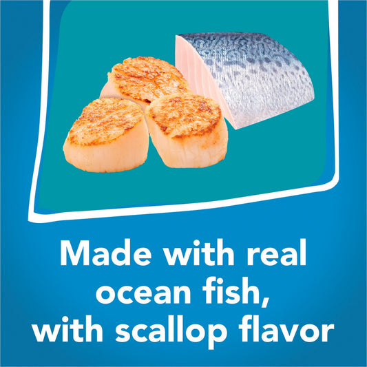 Friskies Tasty Treasures Pate Ocean Fish & Scallop Canned Cat Food
