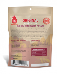 Plato Grain Free Real Strips Turkey With Sweet Potato Dog Treats