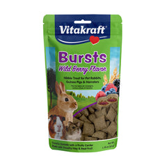 Vitakraft® Wild Berry Flavor Bursts Treats for Rabbits Guinea Pigs & Hamsters 1.76 Oz