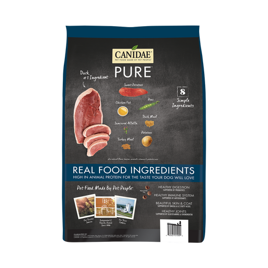 Canidae Grain Free PURE Duck & Sweet Potato Recipe Dry Dog Food