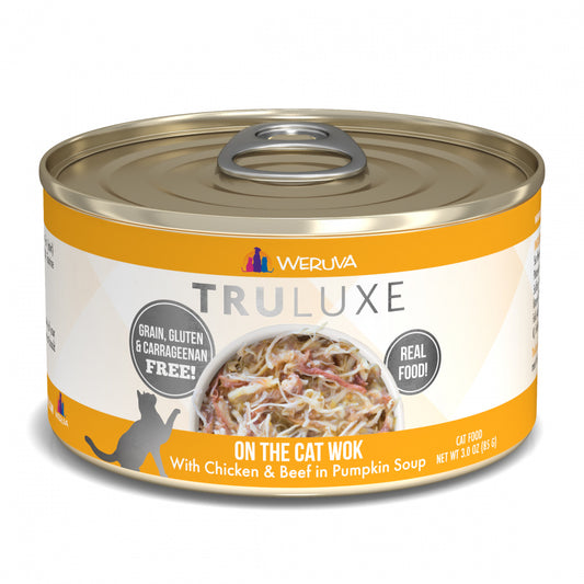 Weruva TRULUXE On The Cat Wok with Chicken & Beef in Pumpkin Soup Canned Cat Food