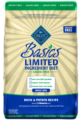 Blue Buffalo Basics Grain Free Adult Duck & Potato Recipe Dry Dog Food