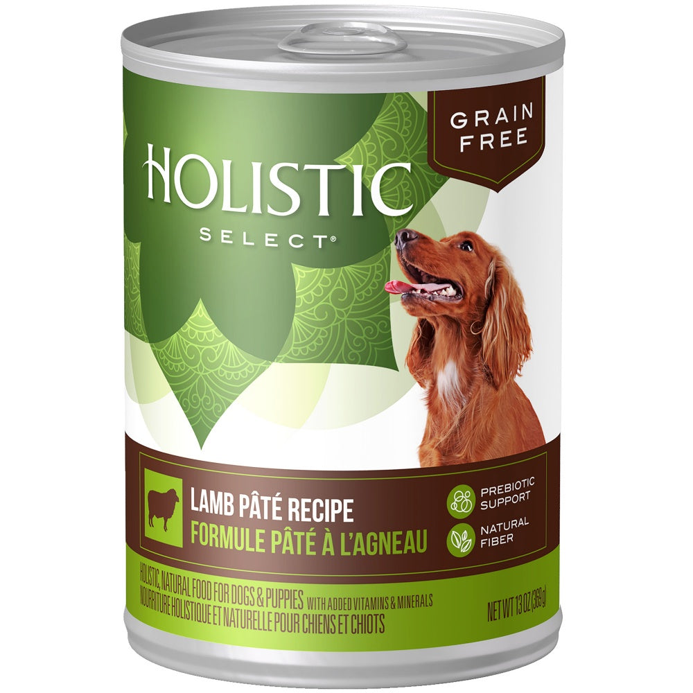 Holistic Select Natural Grain Free Lamb Pate Canned Dog Food