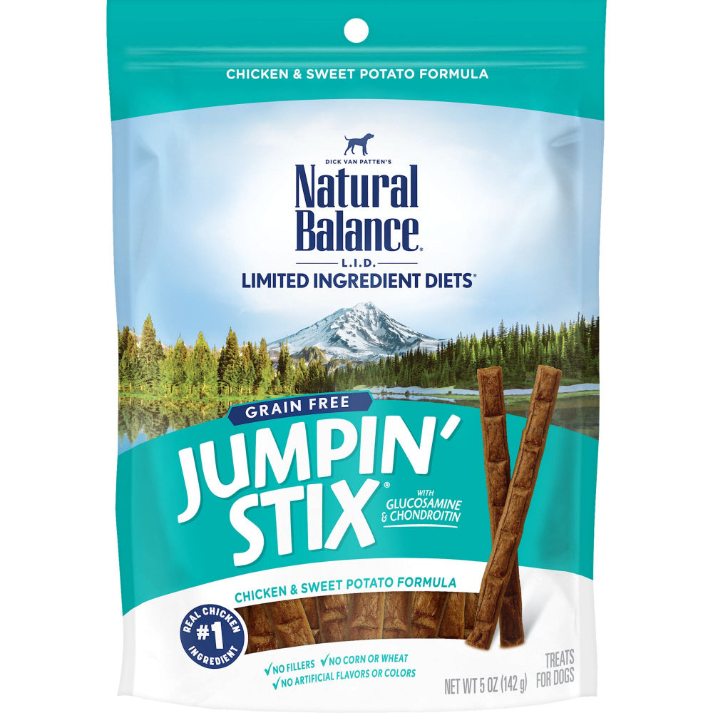 Natural Balance Limited Ingredient Jumpin Stix Chicken & Sweet Potato Formula Dog Treats