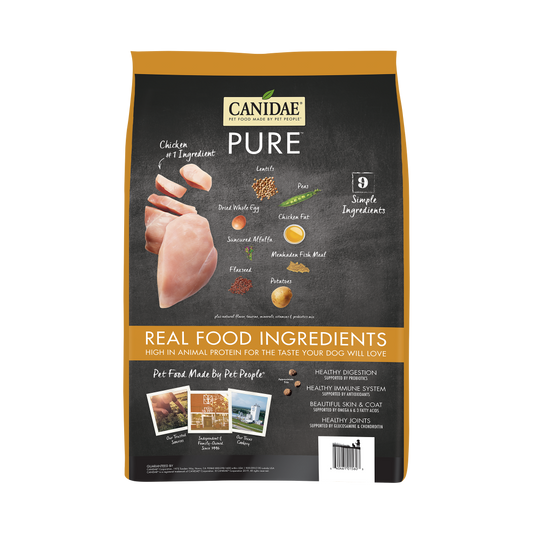 Canidae Grain Free PURE  Chicken, Lentil & Whole Egg Recipe Dry Dog Food