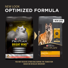 Purina Pro Plan Bright Mind Adult 7plus Chicken & Rice Formula Dry Dog Food
