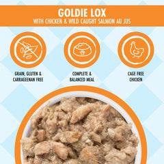 Weruva Dogs in the Kitchen Goldie Lox Grain Free Chicken & Salmon Dog Food Pouches