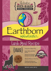 Earthborn Holistic Grain Free Oven Baked Biscuits Lamb Meal Recipe Dog Treats
