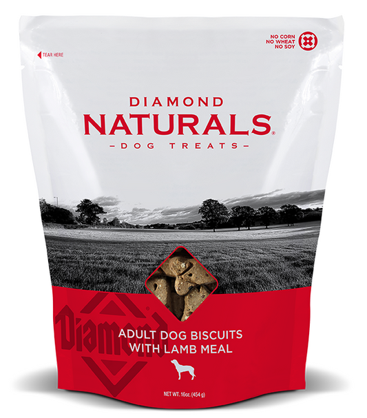 Diamond Naturals Adult Dog Biscuits with Lamb Meal Dog Treats