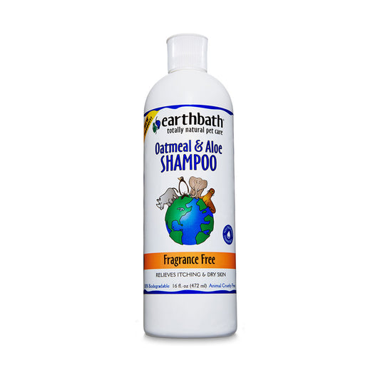 Earthbath® Fragrance Free Oatmeal & Aloe Shampoo for Cat & Dog 16 Oz