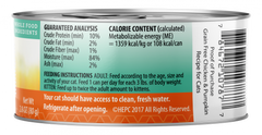 Health Extension Grain Free Chicken and Pumpkin Recipe Canned Cat Food