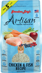 Grandma Lucy's Artisan Grain-Free  Chicken and Fish Freeze-Dried Cat Food