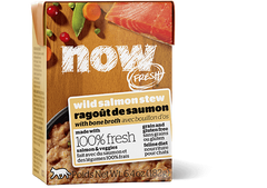 Petcurean Now! Fresh Grain Free Wild Salmon Stew with Bone Broth Wet Cat Food