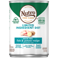 Nutro Premium Loaf Limited Ingredient Diet Fish & Potato Recipe Canned Dog Food