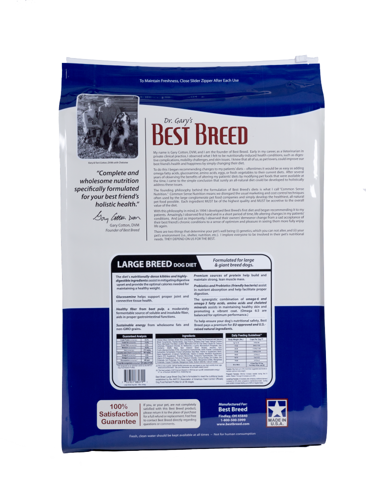 Dr. Gary's Best Breed Holistic Large Breed Dry Dog Food