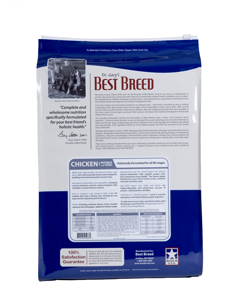 Dr. Gary's Best Breed Holistic Countryside Recipe Dry Dog Food