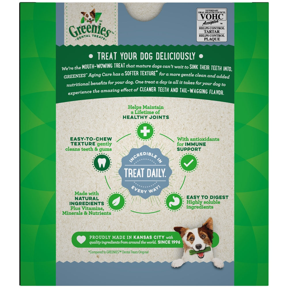 Greenies Aging Care Regular Size Dental Care Dog Treats