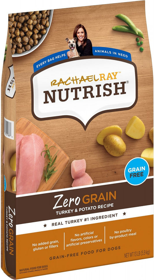 Rachael Ray Nutrish Zero Grain Natural Turkey & Potato Recipe Dry Dog Food