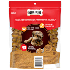 Milk-Bone GnawBones Peanut Butter & Chicken Long Lasting Mini Dog Treats