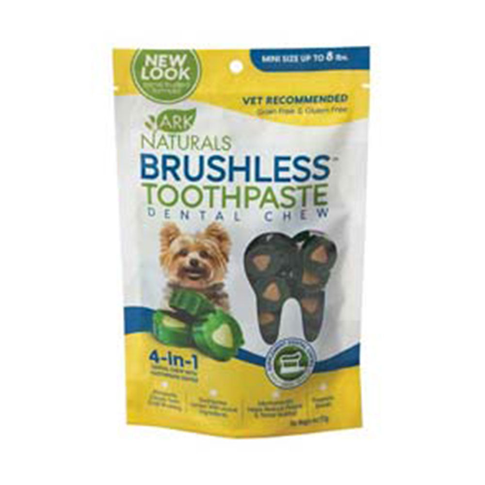 Ark Naturals® Brushless™ Toothpaste Dog Dental Chew Mini 4 Oz