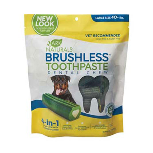 Ark Naturals® Brushless™ Toothpaste Dog Dental Chew Large 18 Oz