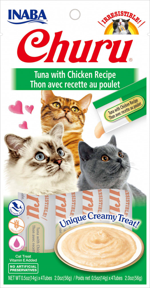 Inaba Churu Tuna with Chicken Puree Recipe Cat Treat