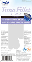 Inaba Ciao Grain Free Grilled Tuna Fillet in Tuna Broth Cat Treat