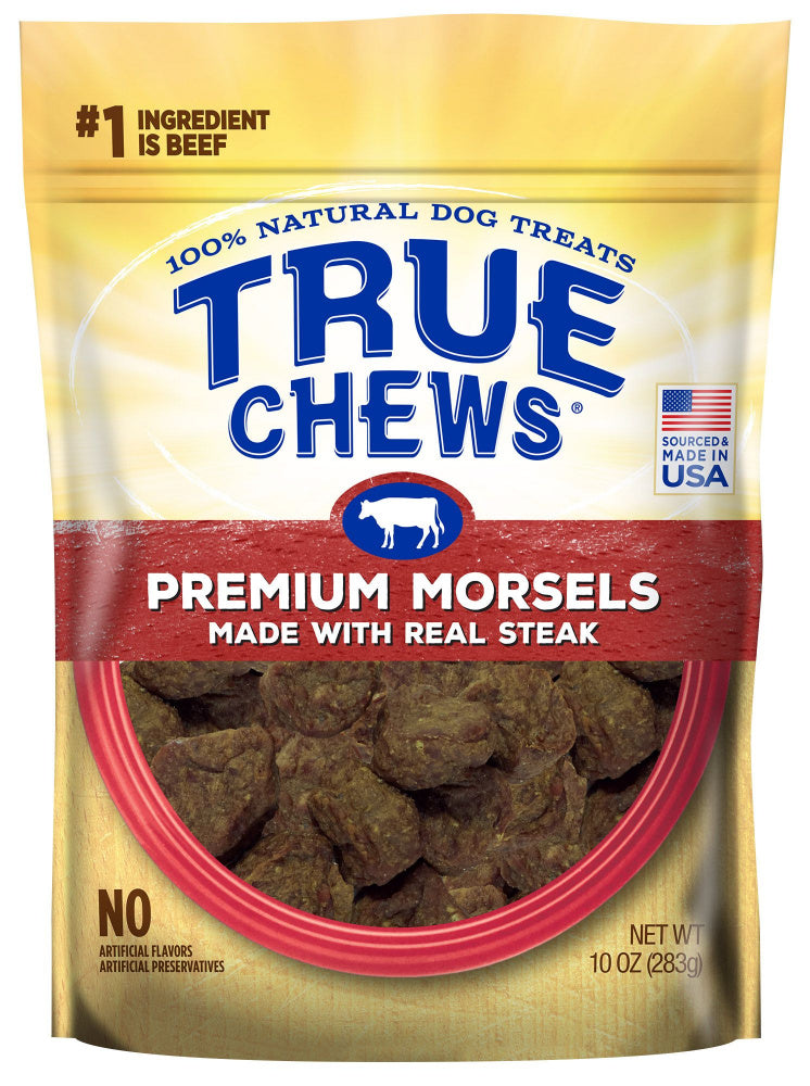 True Chews Premium Morsels Steak Recipe Dog Treats