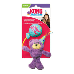KONG Cat Occasions Birthday Teddy Cat Toy