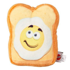 Ethical Fun Food Egg on Toast Plush Dog Toy