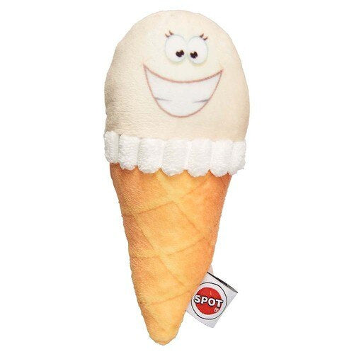 Ethical Fun Food Ice Cream Cone Plush Dog Toy