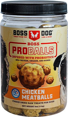Boss Dog Proballs Chicken Meatball Freeze Dried Dog Treats