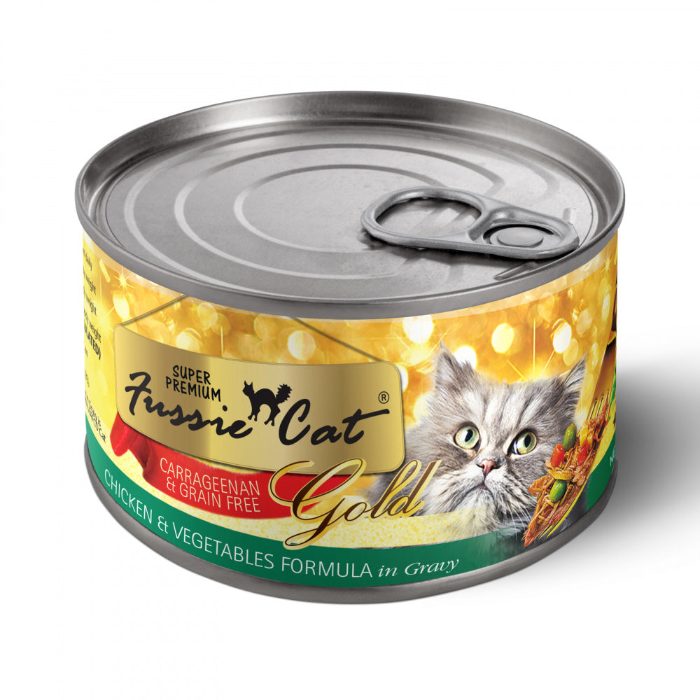 Fussie Cat Chicken & Vegetables with Gravy Canned Cat Food