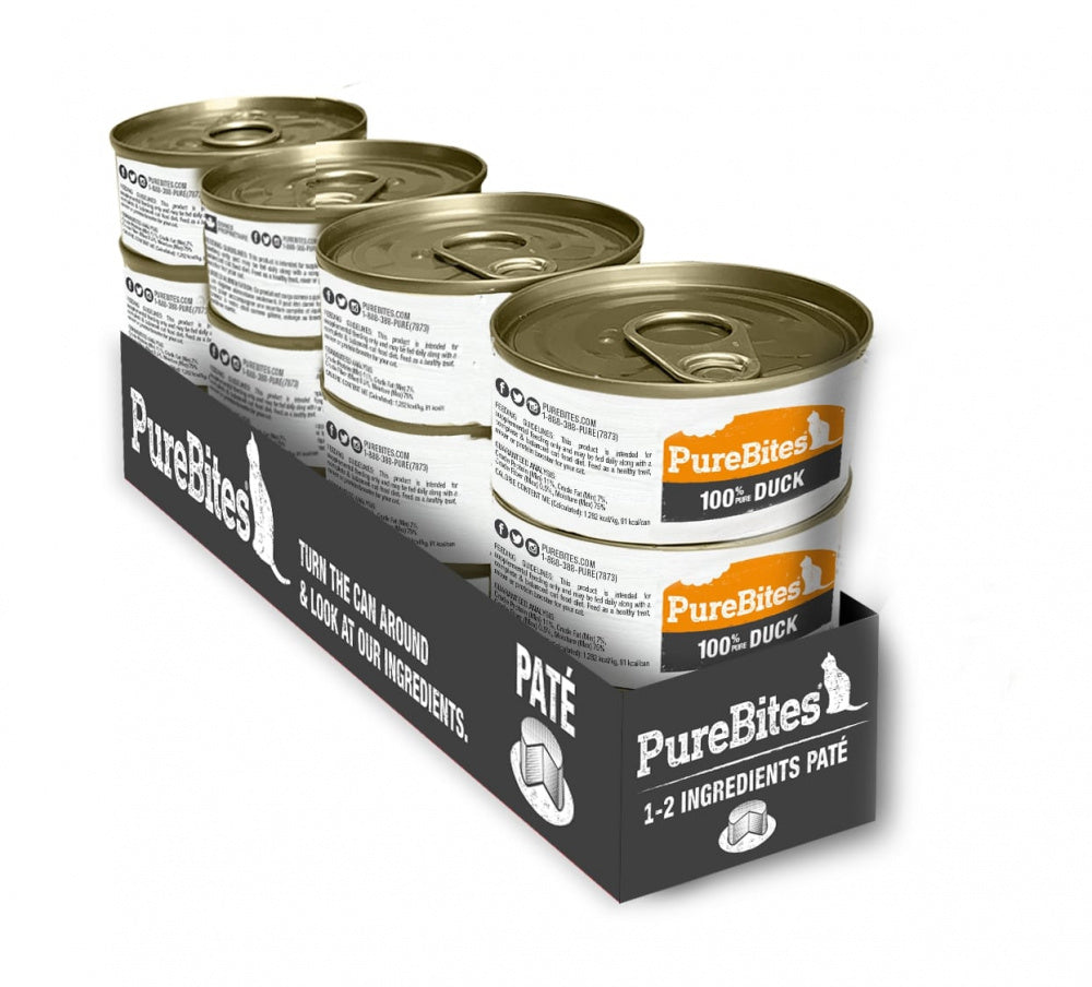 PureBites 100% Pure Chicken & Pumpkin Pate Cat Food Topper Treat