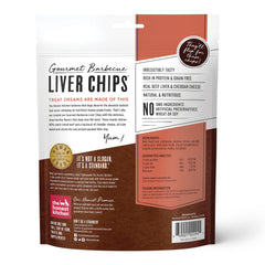 The Honest Kitchen Gourmet Barbecue Liver Chips Beef Liver & Cheddar Recipe Dog Treats