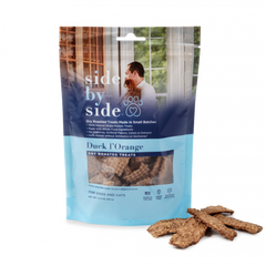 Side By Side Small Batch Dry Roasted Duck l'Orange Dog & Cat Cooling Treats